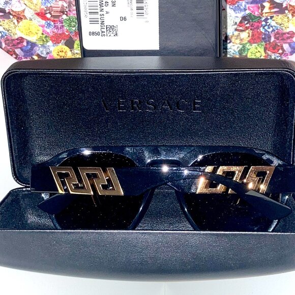 Versace Sunglasses Unisex Black Sunglasses GB1/87 44 main image 6